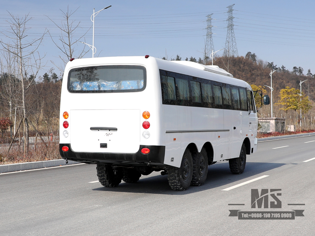 Ônibus off road com tração nas seis rodas Dongfeng 190 hp 6 * 6 Ônibus manual de seis velocidades com pára-choque Ônibus Dongfeng para venda _ Fabricante de conversão para exportação de veículo especial