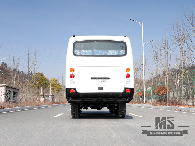 Ônibus off road com tração nas seis rodas Dongfeng 190 hp 6 * 6 Ônibus manual de seis velocidades com pára-choque Ônibus Dongfeng para venda _ Fabricante de conversão para exportação de veículo especial