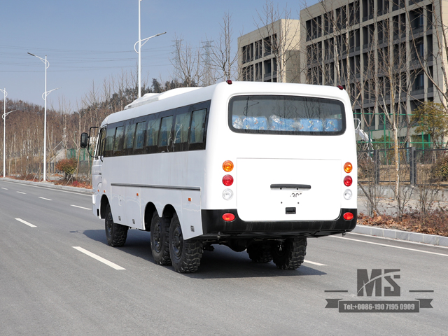 Ônibus off road com tração nas seis rodas Dongfeng 190 hp 6 * 6 Ônibus manual de seis velocidades com pára-choque Ônibus Dongfeng para venda _ Fabricante de conversão para exportação de veículo especial