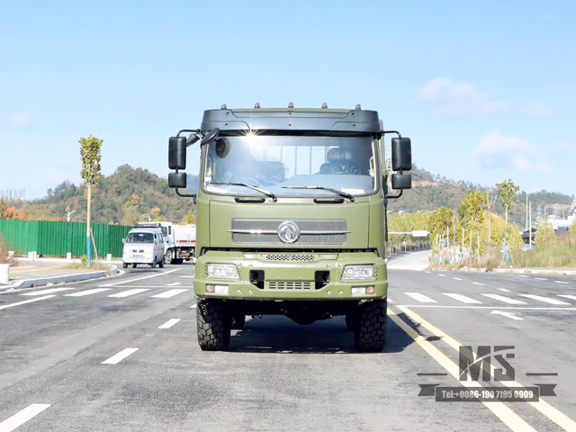 Caminhão off road Dongfeng 4X4_2070 Caminhão de transporte com cabine chata_Veículo especial de exportação com tração nas quatro rodas