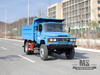 Azul 170hp Dongfeng 4*4 Caminhão Basculante_Single Row Apontado Cabeça Caminhão Basculante Caminhões de Mineração Fabricante de Conversão_Exportar Veículo Especial