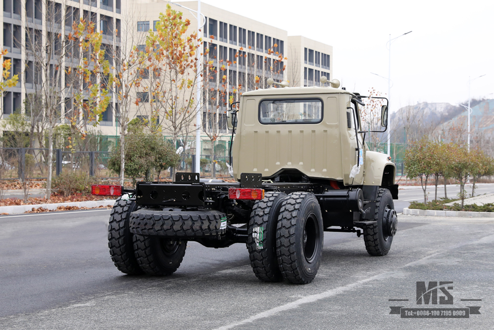 Chassi de veículo off-road com tração nas quatro rodas Dongfeng 240hp_Chassis de caminhão com cabine longa_4 * 4 Chassi de veículo para fins especiais de exportação personalizado