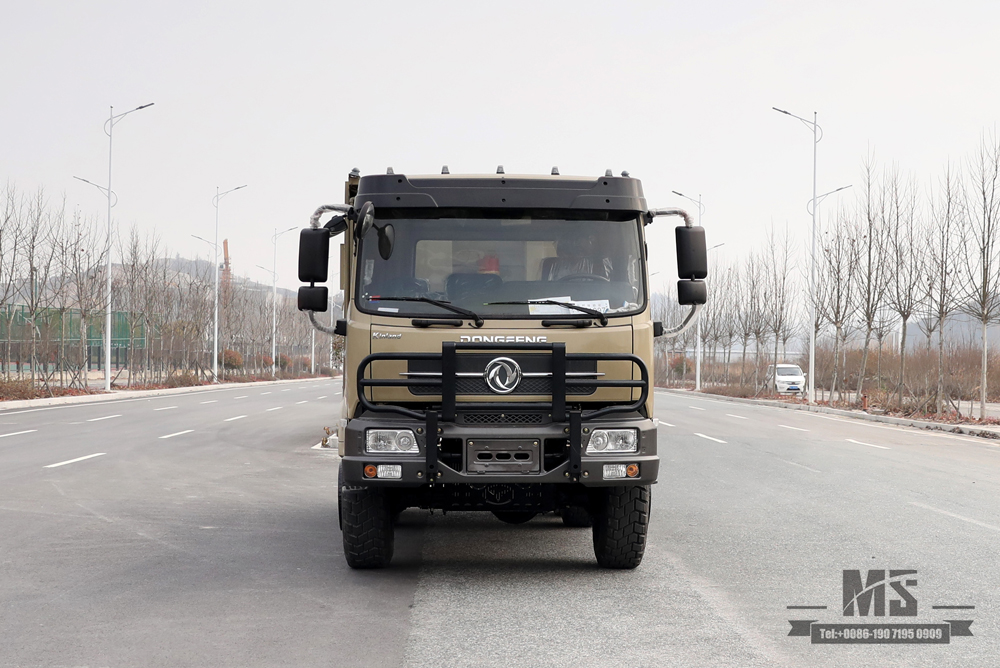 210hp Dongfeng caminhão basculante com tração de seis rodas _ 6 × 6 caminhão basculante de cabeça chata 6 * 6 caminhão de transporte off-road_export veículo especial