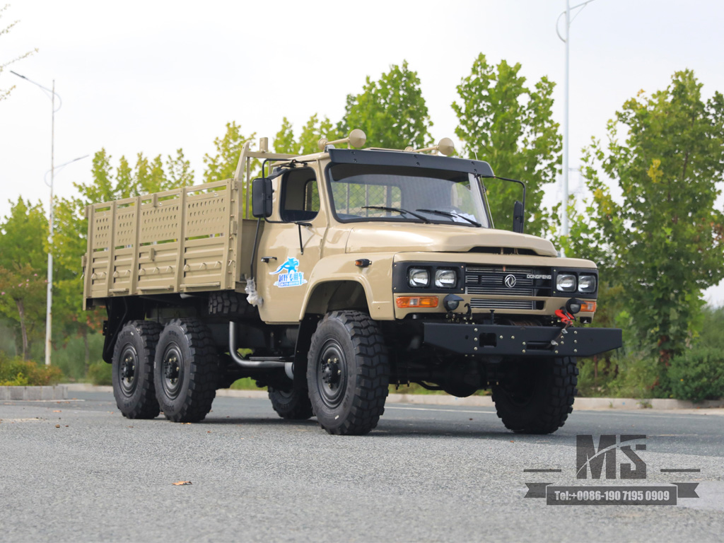 6x6 Dongfeng EQ2082 Singlerow Cabuct Trucks 6wd 