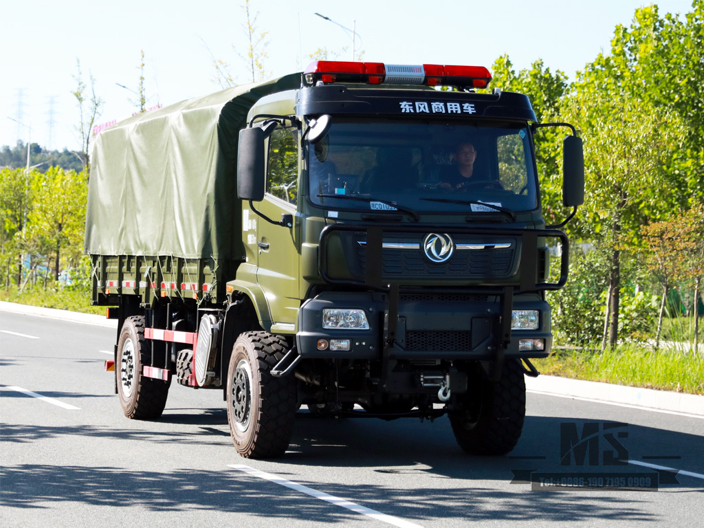 Dongfeng 4wd Off-Road Tropa Carrier DFH2140B National Six Motor Motor Quatro metros oito Caixa de carga Off-road veículo 