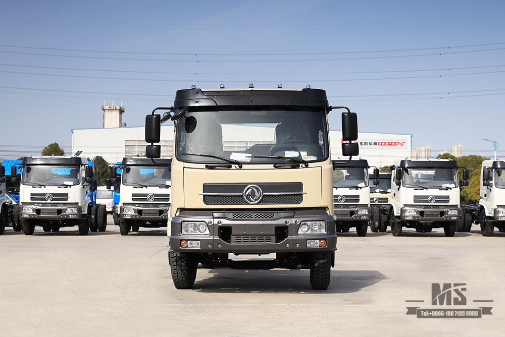 Chassi Dongfeng 4*2 _ Chassi de caminhão com cabine de uma fileira e meia de 210 HP Veículo comercial_Chassi de caminhão Dongfeng 4*2 para venda_Exportar chassi de veículo especial