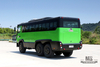 Ônibus off-road com tração de seis rodas Dongfeng_6 * 6 All-drive 260hp County Bus Ônibus de 25 lugares_Ônibus modificado para exportação de veículo especial