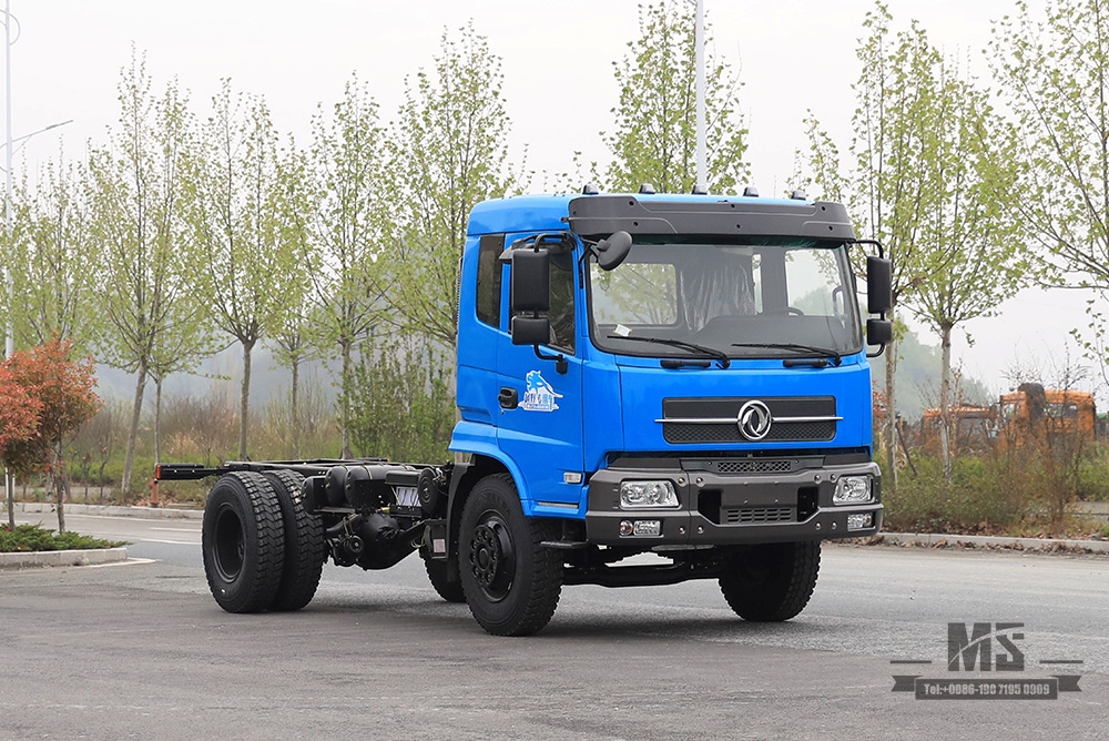 Chassi de caminhão de aspersão de água 210 HP Dongfeng 4 * 2 _ Chassi de caminhão de aspersão Greening Veículo comercial_ Chassi de caminhão-tanque de água Dongfeng para venda_Exportar chassi de caminhão especial