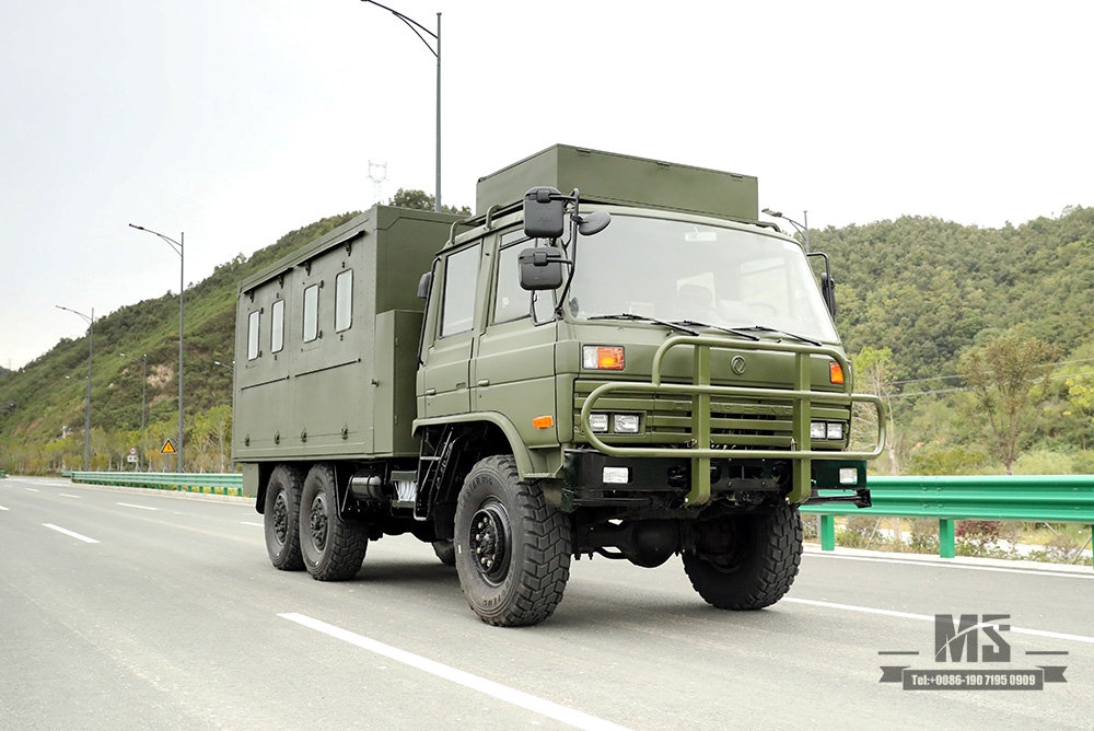 EQ2102 Dongfeng Caminhão com caixa de tração de seis rodas_ 6 × 6 Um caminhão e meio 153 com cabine Van Caminhão de transporte_Dongfeng AWD Exportação Veículo para fins especiais