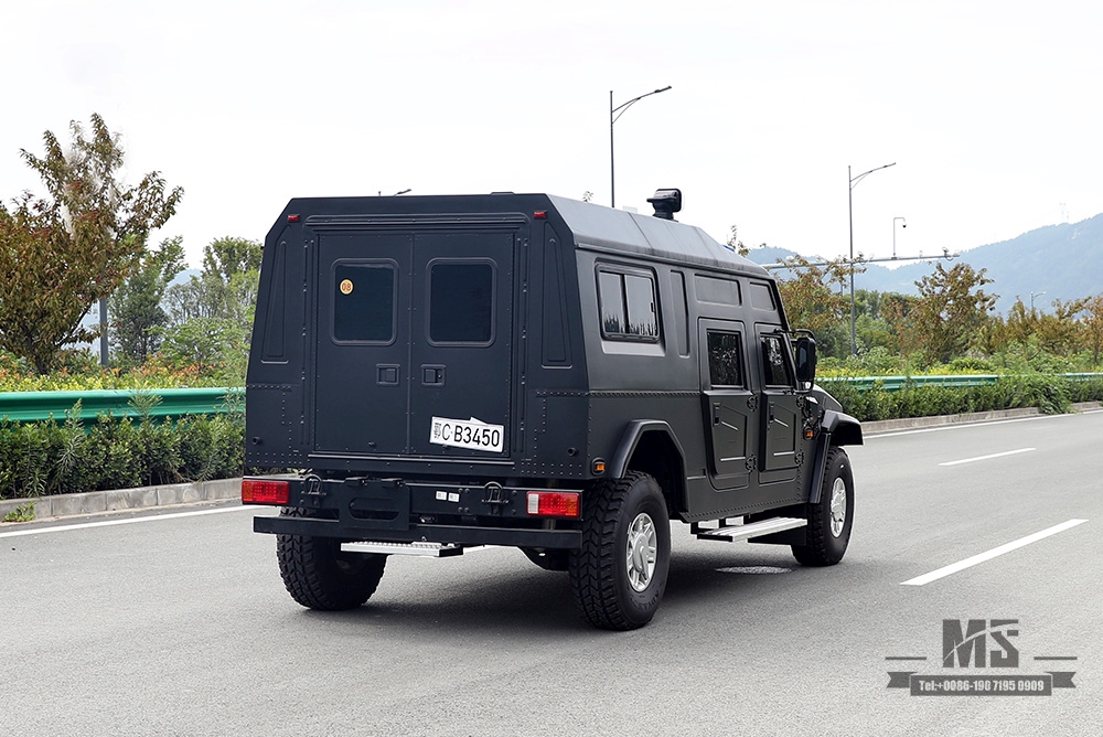 Dongfeng Warrior M50 van de duas fileiras com tração nas quatro rodas veículo de comando móvel carro de patrulha policial_4 * 4 Warrior modificado veículo especial de exportação