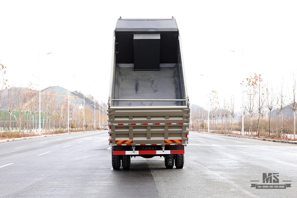 Dongfeng caminhão basculante com tração nas quatro rodas_240hp cabine de cabeça longa caminhão basculante off-road_4 * 4 veículo de finalidade especial de exportação personalizada