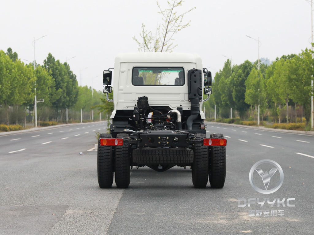 Dongfeng convencional e meia -fila chassi | Modificação de veículo especial de tração nas quatro rodas 210 chassi de potência | Feito na China Chassis | Chassi off-road de eixo único | 