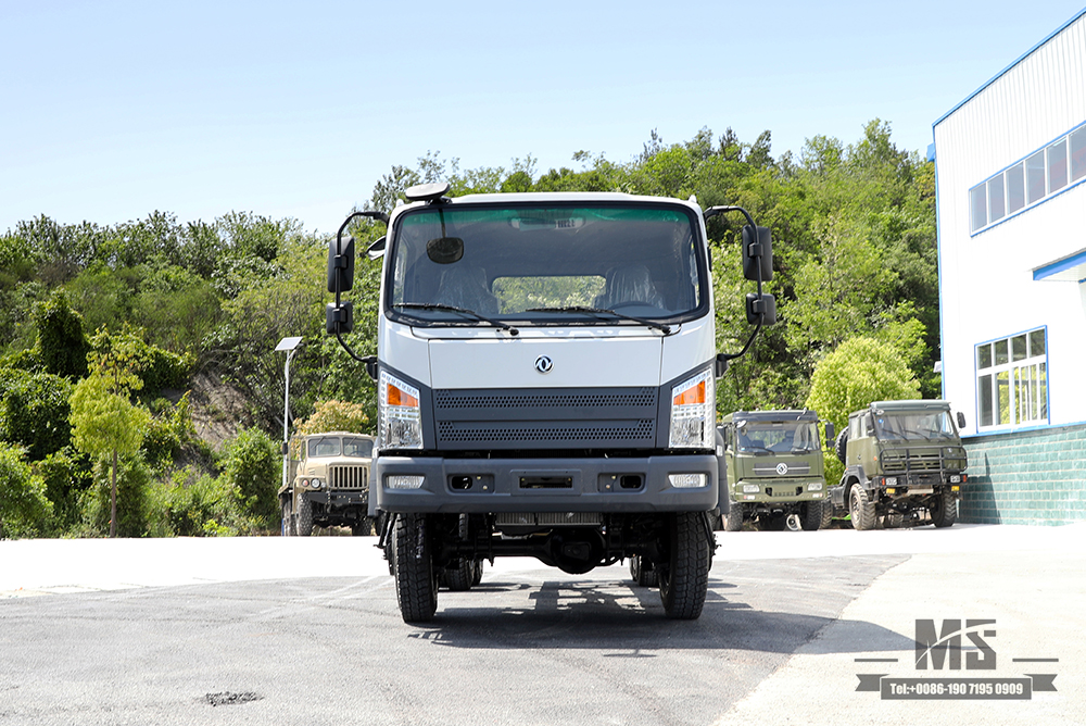 Chassi de caminhão leve 5T 6WD_6*6 260hp Chassi de caminhão off-road a diesel_'Bobcat' Chassi de caminhão com tração de seis rodas Dongfeng para venda_Exportação de veículo para fins especiais