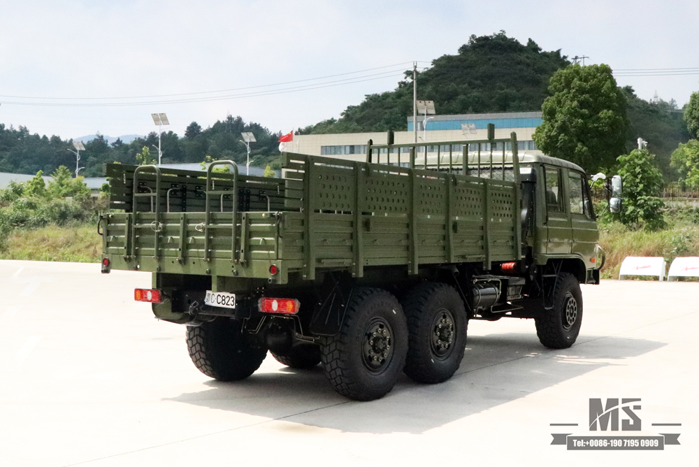 190hp Dongfeng 6*6 EQ2102 Caminhão Off Road_3.5T Linha Dupla 153 Caminhão de Transporte de Cabina para Venda_Six Wheel Drive Caminhão Diesel Exportação Veículo Especial