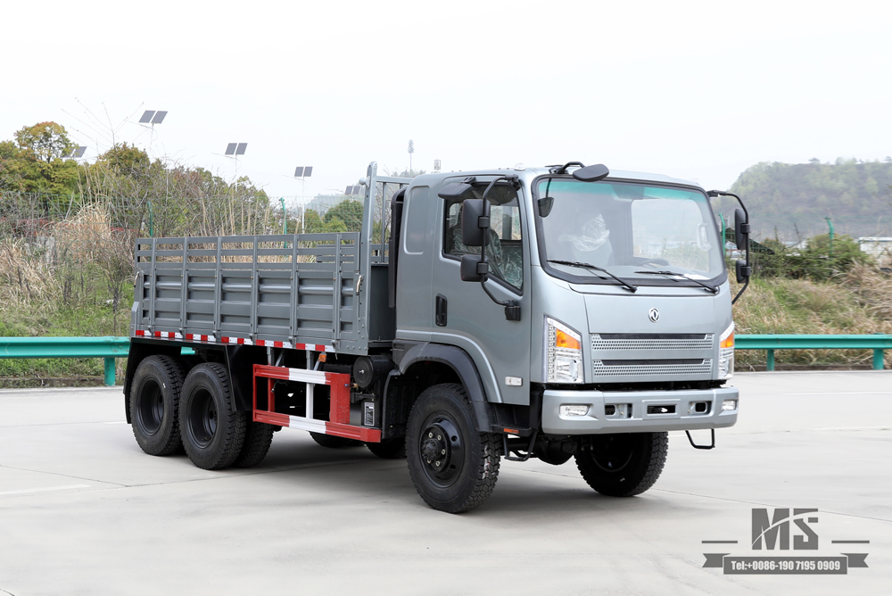 Dongfeng EQ2082 Caminhão com tração de seis rodas_ 6WD 170hp Flathead 'Bobcat' Pequeno pneu não off-road EQ240 Configuração de caminhão_6 * 6 Fabricante de veículos especiais de exportação