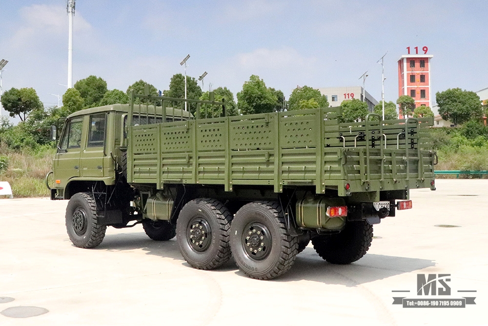 Dongfeng Six Wheel Drive EQ2102 Caminhão Off Road_6 × 6 Exército Verde Dupla Fileira 153 Caminhão de carga 6WD Caminhão de transporte para venda_Exportação de veículo especial