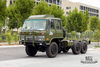 190hp Dongfeng EQ2102 Chassis com tração em seis rodas_6 × 6 EQ246 153 Cabine de duas fileiras Exército Green Truck Chassis_Dongfeng Truck Chassis Exportação Chassi de veículo para fins especiais