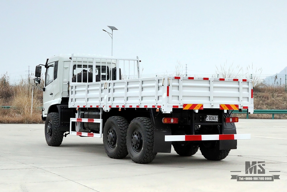 260hp Dongfeng caminhão fora de estrada com tração nas seis rodas para venda_6 * 6 fabricante de cobertura de chassi de caminhão de cabeça chata_Dongfeng exportar veículo especial