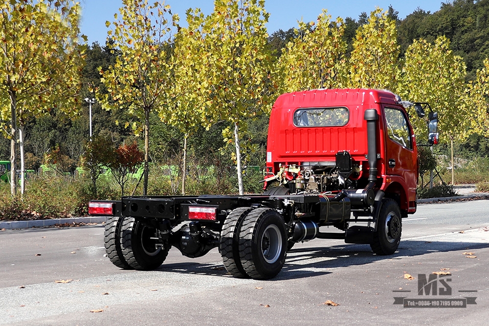 Chassi de caminhão pequeno 4 × 2 160HP_Left / Right Hand Micro Truck Chassis Conversion Fabricante_Dongfeng Export Special Light Truck Chassis