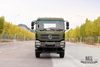 450HP Dongfeng com tração de seis rodas Conversão de chassi de caminhão pesado_6 × 6 Caminhão pesado de três eixos Chassi de veículo comercial_6WD Traseiro duplo 15T Chassi personalizado para exportação Chassi especial