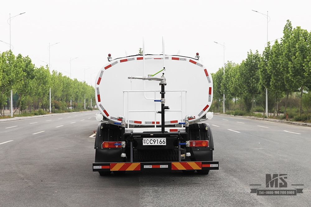 210 HP Dongfeng 4 * 2 Caminhão de aspersão de greening _ Caminhão de aspersão de água de cabeça plana Dongfeng Veículo comercial_ Caminhão-tanque de água Dongfeng para venda_ Caminhão especial de exportação
