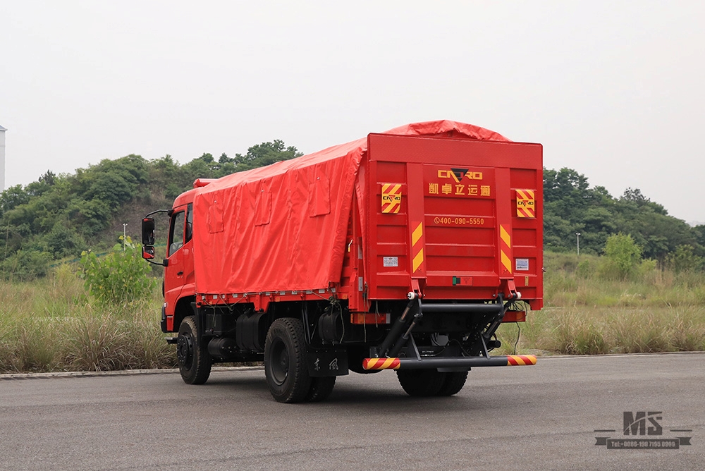 210 HP/300hp Dongfeng 4*2 Caminhão de combate a incêndios _ Caminhão de reboque de resgate de cabeça chata_Exportar veículo especial