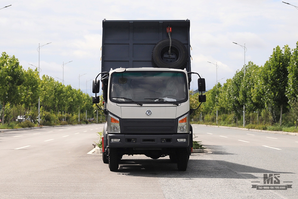 Caminhão basculante Dongfeng 6*6 de 260hp _BobCat com tração de seis rodas e fileira única de caminhão basculante de cabeça plana Caminhões de mineração Factory_Export Veículo especial