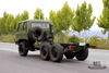 190hp Exército Verde Dongfeng EQ2102 Chassis com tração em seis rodas_6 × 6 EQ246 153 Cabine de fileira dupla Off Road Chassis_Dongfeng Exportar chassi de veículo para fins especiais