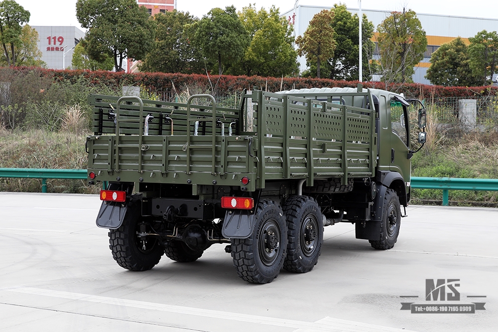 EQ240 Dongfeng 6WD Caminhão off-road_Tração nas quatro rodas EQ2082 Fabricante de caminhão de carga diesel Fábrica_Dongfeng 6x6 Caminhão off-road civil de cabeça chata para venda_Exportar veículo especial