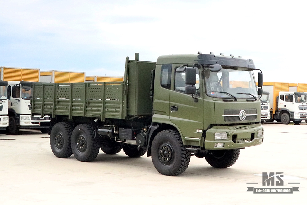 6 × 6 Dongfeng EQ2102 Caminhão Off Road_Six Wheel Drive Cabeça Chata Caminhão de Carga 6WD 246 Transportador de Tropas Caminhão de Transporte Off Road_Export Veículo Especial