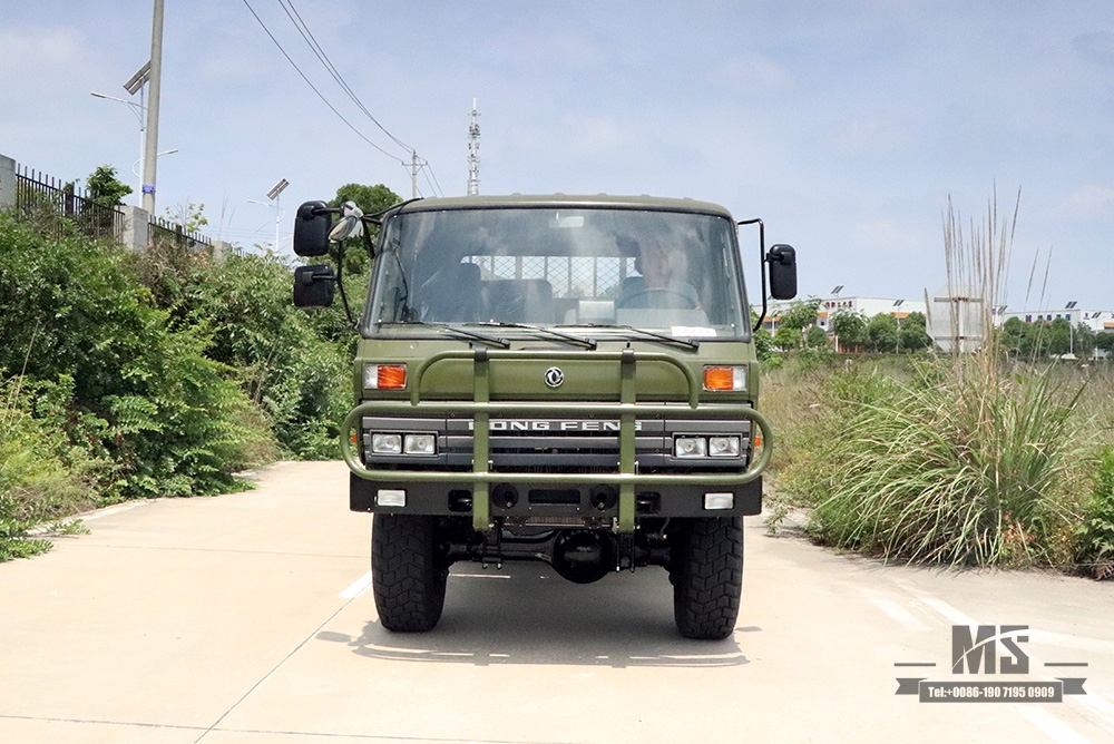 Dongfeng Six Wheel Drive EQ2102 Caminhão Off Road_6 × 6 Exército Verde Dupla Fileira 153 Caminhão de carga 6WD Caminhão de transporte para venda_Exportação de veículo especial