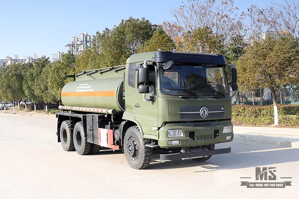 10m³ Feul Tanker 210hp Dongfeng Tanker Truck_6*4 Cab Oil Tanker for Sale_6×4 Tanker Truck Export Special Vehicle