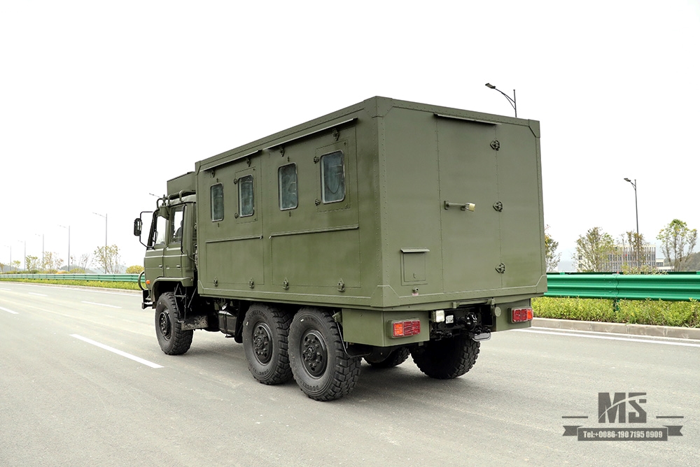 EQ2102 Dongfeng Caminhão com caixa de tração de seis rodas_ 6 × 6 Um caminhão e meio 153 com cabine Van Caminhão de transporte_Dongfeng AWD Exportação Veículo para fins especiais