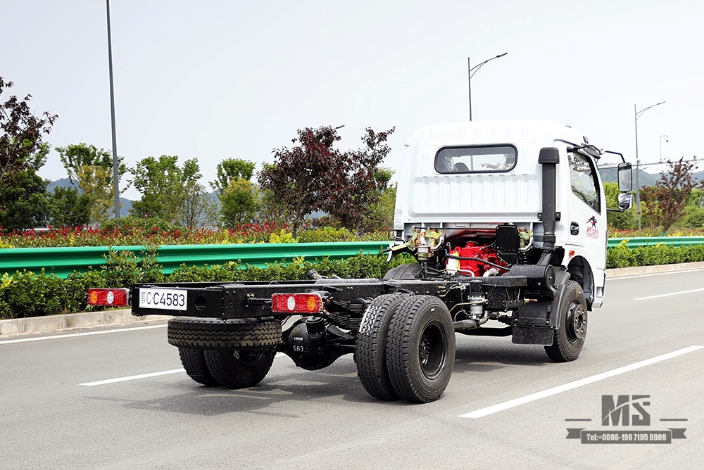 4 * 2 Dongfeng 10T Chassi de caminhão leve_140 HP Chassi de caminhão pequeno a diesel para venda_Modelo comercial Micro Truck Export Chassis Conversion Fabricante