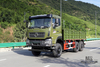 340hp Dongfeng Caminhão Off Road com tração em seis rodas 6 × 6 Dongfeng Cabeça plana Uma fileira e meia Veículo de caminhão de carga AWD 6 * 6 Veículo especial de exportação