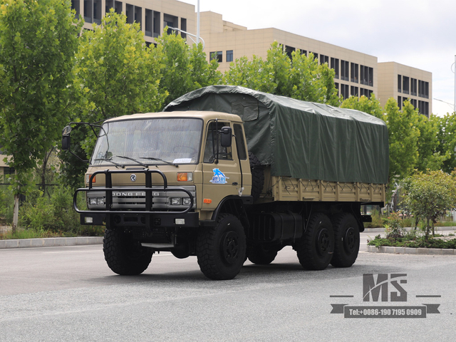 DONGFENG SHETLECH DRILHA DE CAMELO DE CAMELO EQ2102 CAMINHOR OFF-ROAD Made in China 190 HP Camelo Camel Gray Caminhão com postes de lona