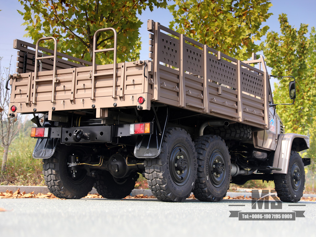 Veículo clássico EQ2082 cor champanhe 6x6 Dongfeng apontou caminhões de mineração de fileira única veículo para fins especiais