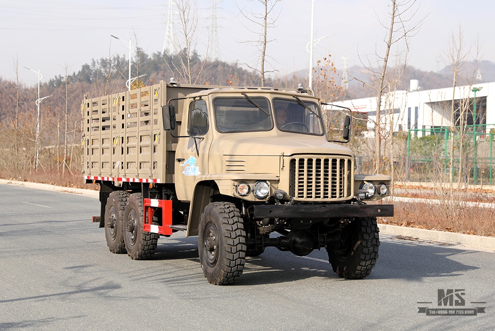 170hp EQ2082 Caminhão basculante com tração nas seis rodas_6 × 6 Dongfeng cabeça pontiaguda de fileira única Caminhão basculante Caminhões de mineração_Exportar veículo para fins especiais