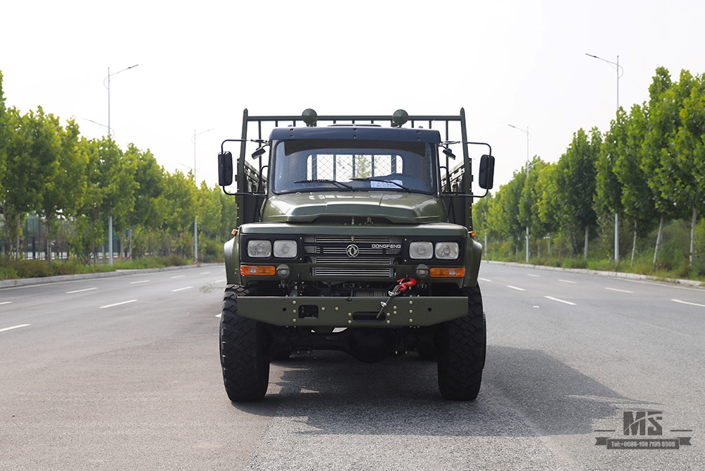 190 hp Dongfeng Six Drive EQ2100 _6 × 6 Classic Pointed Head 3.5T Caminhão off-road de três eixos_Dongfeng 245 Troop Carrier Export Special Vehicle