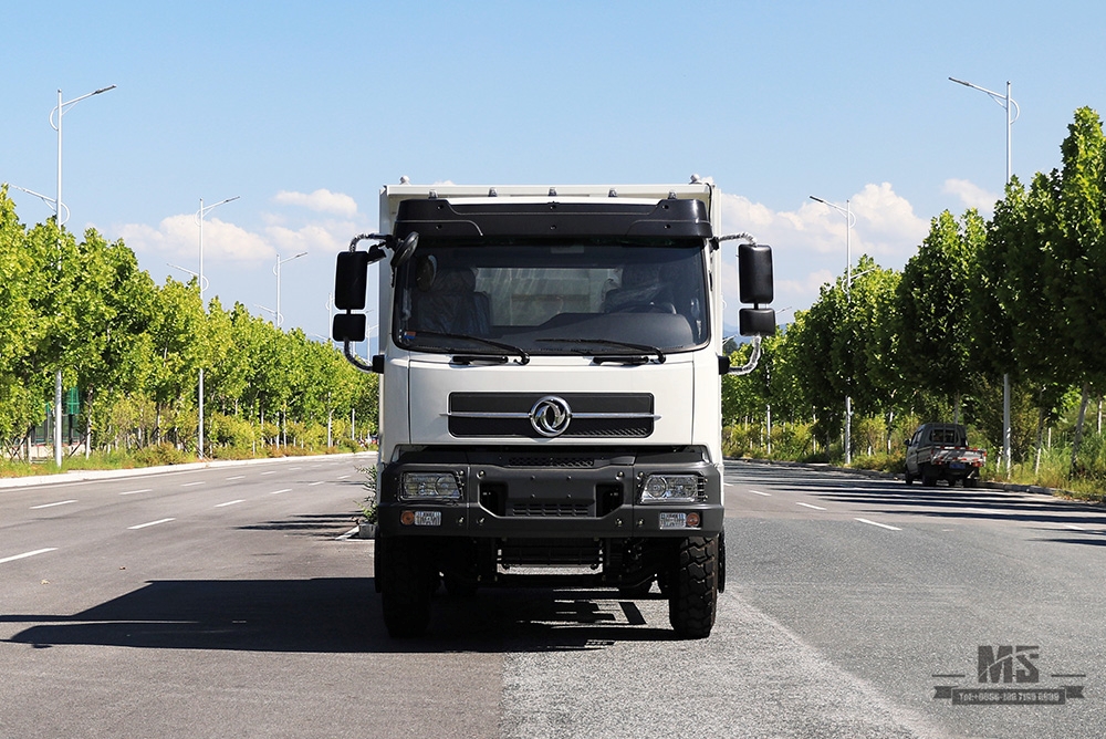 Caminhão basculante Dongfeng 4 × 2_ Flathead Head Row Half Mining Site Dump Truck_4 * 2 Veículo especial de exportação