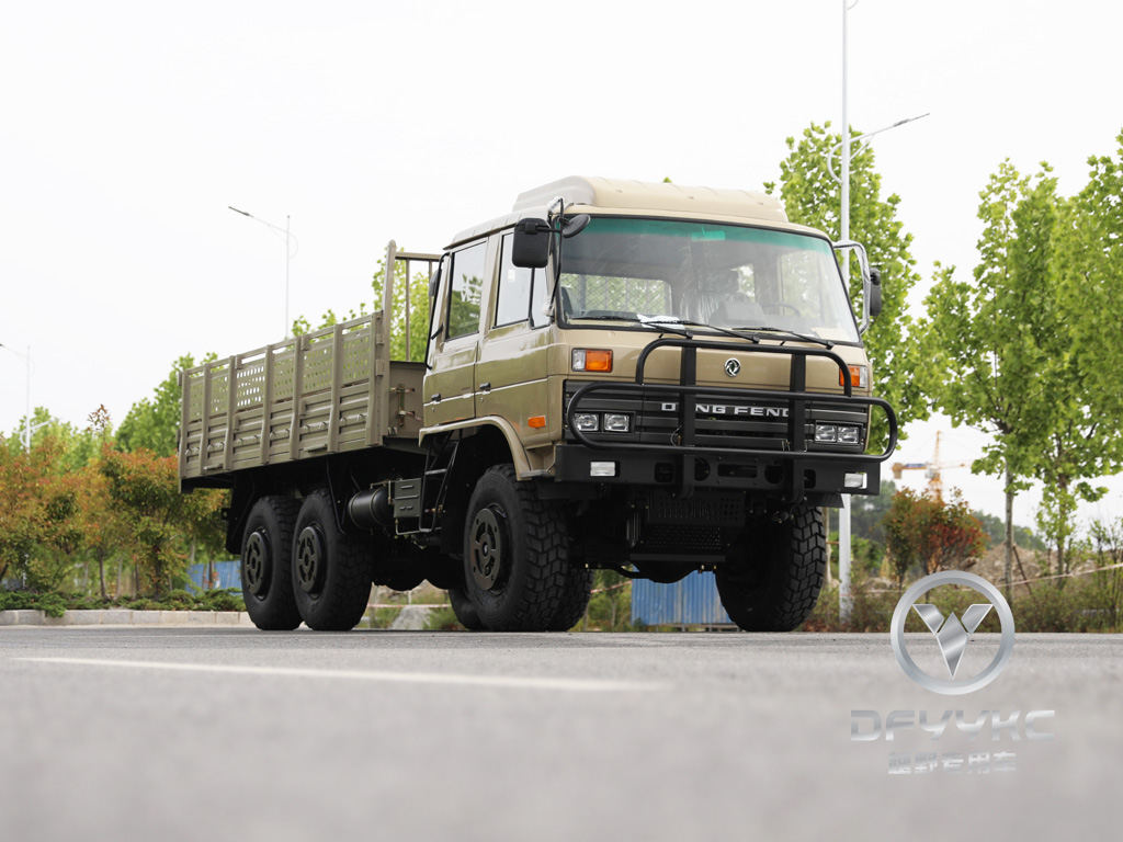 DONGGFENG EQ2102N Caminhão de carga off-road-veículo de carga deserto de 210hp na linha dupla | Modelo de exportação | Ar condicionado com lona