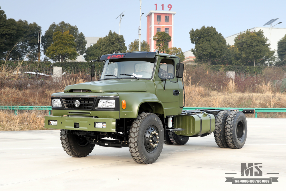 Dongfeng 4*2 Off Road Chassis_210 hp Tip Head Single Row Cargo Truck Chassis para sale_Dongfeng Export Special Vehicle Chassis