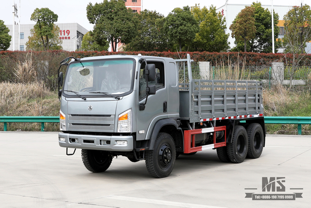 Dongfeng EQ2082 Caminhão com tração de seis rodas_ 6WD 170hp Flathead 'Bobcat' Pequeno pneu não off-road EQ240 Configuração de caminhão_6 * 6 Fabricante de veículos especiais de exportação