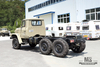 170 HP Camel Grey EQ2082 Chassis_Dongfeng Tração nas seis rodas 240 Chassi de caminhão off-road_Veículo de transporte de vidro duplo com cabeça pontiaguda_6 × 6 25Y Truck Export Special Chassis