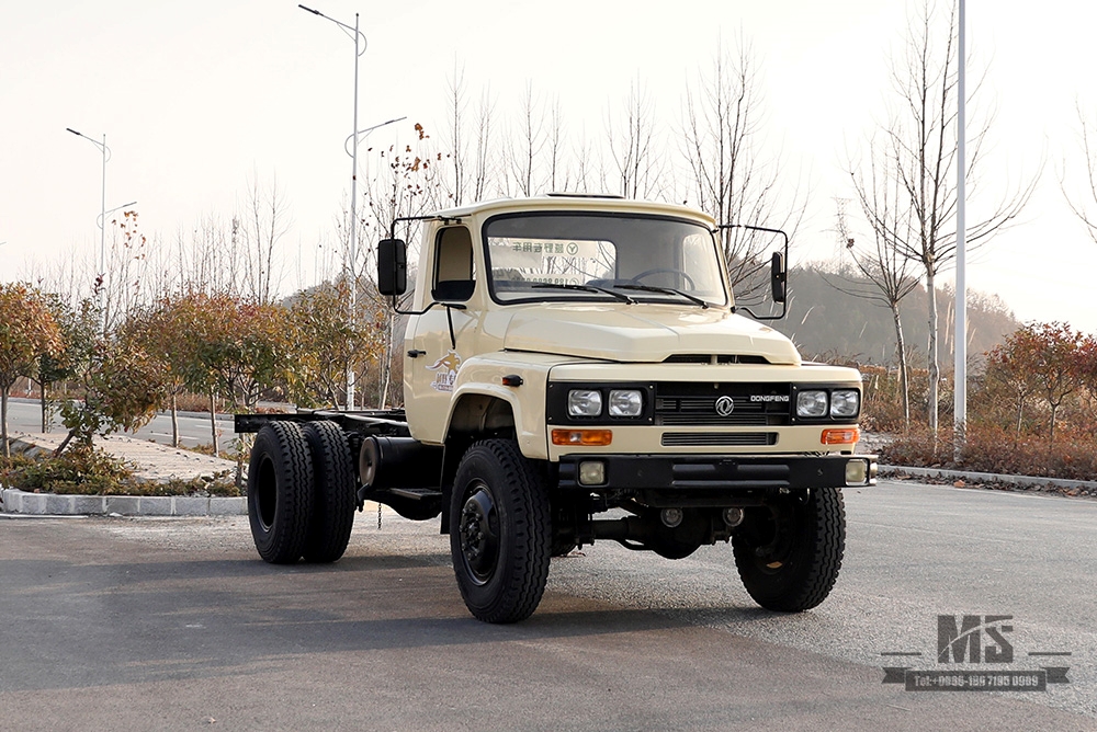 170hp Dongfeng Tração nas Quatro Rodas EQ1093 Chassis_EQ1093 Chassis de caminhão off-road pontiagudo Exportação de chassi de veículo especial_4 * 4 Fabricante de modificação de chassi de caminhão