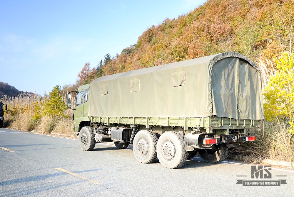 Caminhão de carga com tração nas seis rodas Dongfeng EQ2102 Caminhão diesel_Dongfeng 6 × 6 Caminhão especial off-road_ Veículo de tropa de carga de 3,5 toneladas_Exportar caminhão para fins especiais