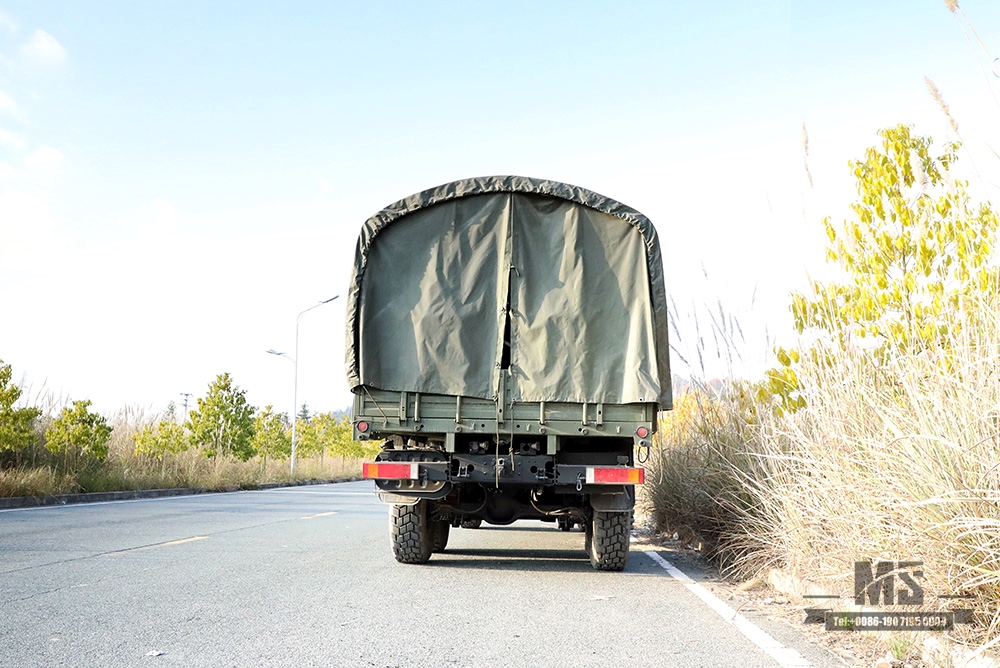 Caminhão de carga com tração nas seis rodas Dongfeng EQ2102 Caminhão diesel_Dongfeng 6 × 6 Caminhão especial off-road_ Veículo de tropa de carga de 3,5 toneladas_Exportar caminhão para fins especiais