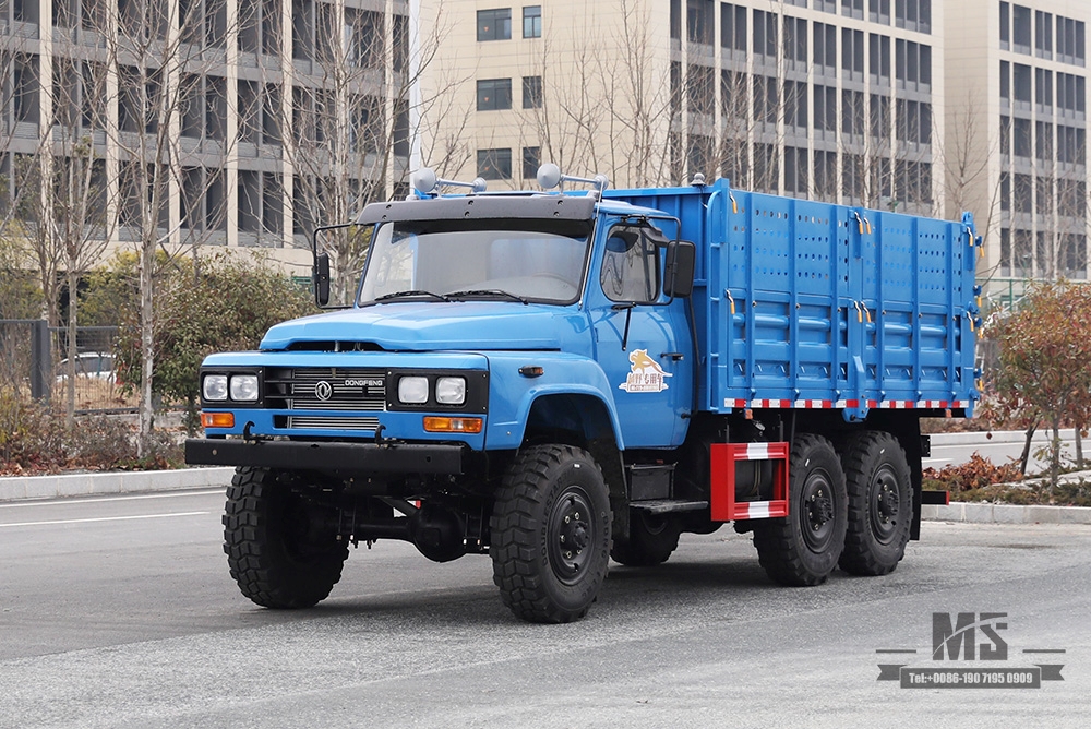 Caminhão basculante EQ2082 com tração nas seis rodas de 170 hp_Dongfeng 6WD EQ2082 Caminhão basculante_Pointed 240 Transport Vehicle_6 × 6 25Y Truck Export Special Vehicle