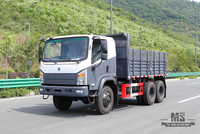 260hp Dongfeng 6*6 Caminhão Basculante_Six Wheel Drive Single Row Apontado Caminhão Basculante Caminhões de Mineração Fabricante de Conversão_Exportar Veículo Especial