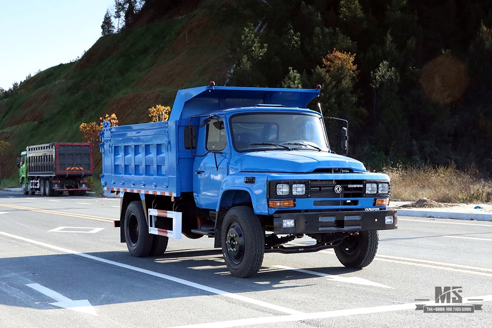 Dongfeng 4*2 Caminhão basculante Caminhão leve Caminhão off-road_116 HP Cabeça pontiaguda de fileira única Dongfeng EQ3092 Caminhão basculante pequeno_Exportar veículo especial